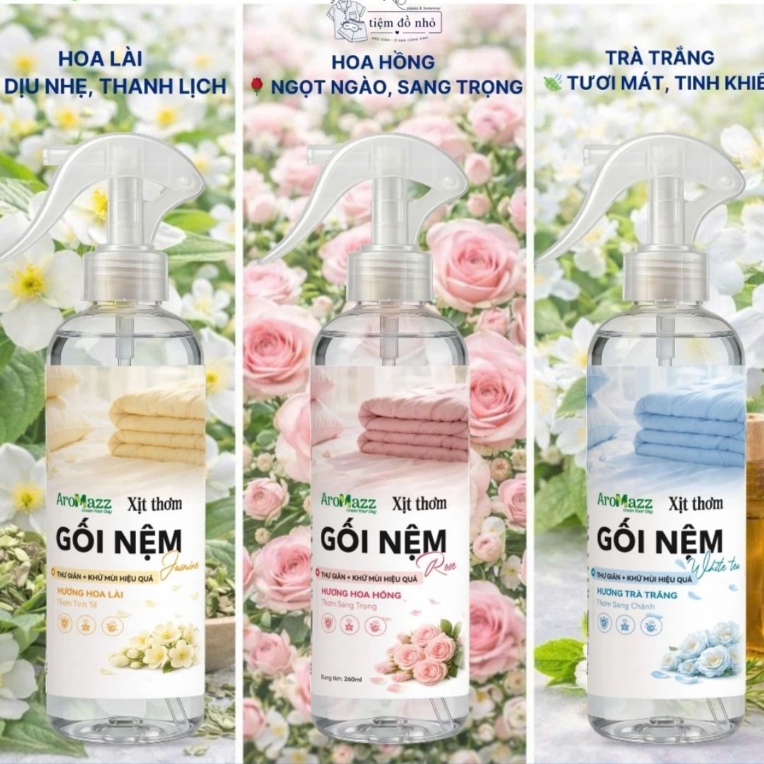 Xịt Thơm Khử Khuẩn Gối Nệm 300ml- Tiệm Đồ Nhỏ - Ảnh 3