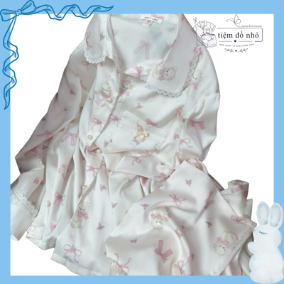 pijama lụa nữ