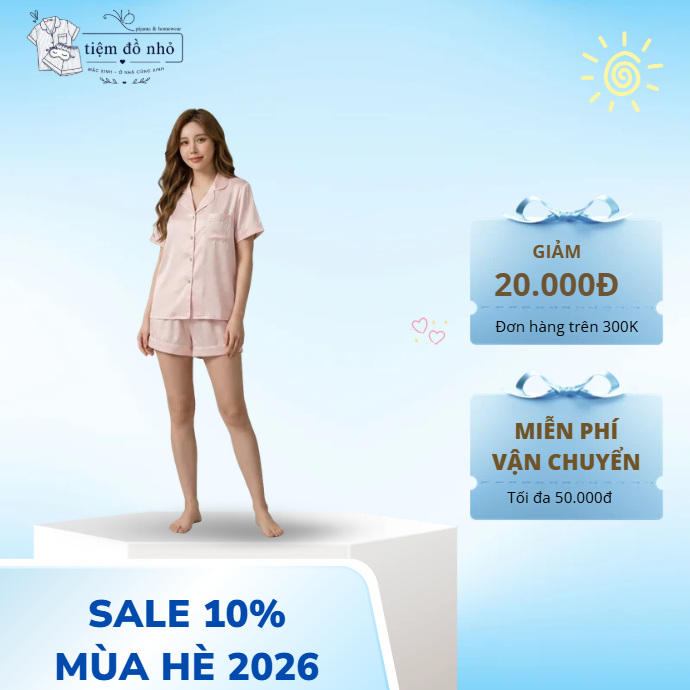 Set Pijama Lụa Đen Viền Trắng Cao Cấp – Bộ Đồ Ngủ Nữ Mùa Hè Mềm Mịn, Thoáng Mát, Form Suông Thanh Lịch - Ảnh 3