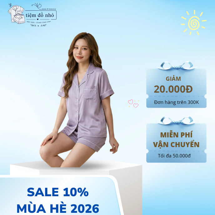Set Pijama Lụa Đen Viền Trắng Cao Cấp – Bộ Đồ Ngủ Nữ Mùa Hè Mềm Mịn, Thoáng Mát, Form Suông Thanh Lịch - Ảnh 5