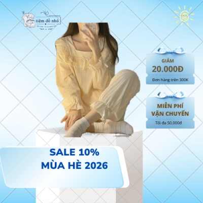 bộ pijama dài tay nữ