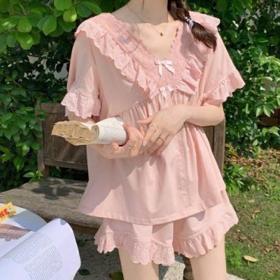 bộ mặc nhà nữ chất đũi