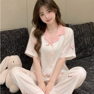 Bộ pijama nữ mặc nhà tay ngắn thiết kế đẹp, chất liệu mềm mại, thoáng mát. Khám phá các mẫu hot trend mùa hè, mặc thoải mái cả ngày.