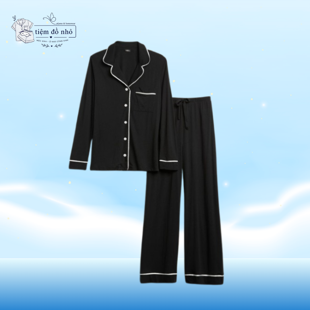 Bộ Pijama Nam Nữ, Bộ Đồ Ngủ Dài Tay Chất Liệu Vải Lụa Satin Cao Cấp 2026 - Ảnh 4