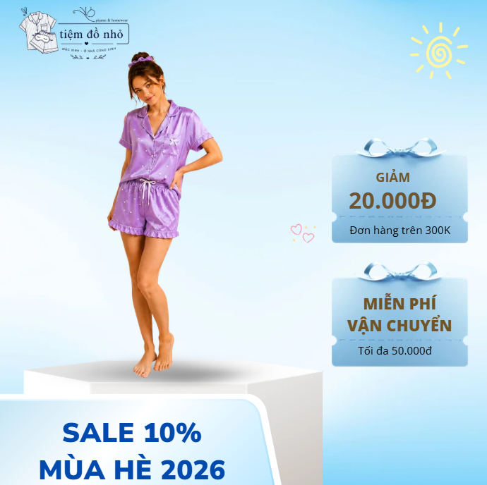 Set Pijama Lụa Nơ Xinh 4 Màu – Đồ Ngủ Nữ Ngắn Tay Mùa Hè Mềm Mịn, Dễ Thương - Ảnh 5