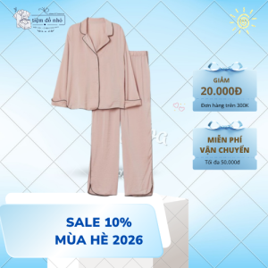 Bộ Pijama Nam Nữ, Bộ Đồ Ngủ Dài Tay Chất Liệu Vải Lụa Satin Cao Cấp 2026