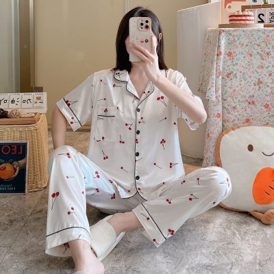 Top Mẫu Pijama Nữ tay ngắn quần dài được yêu thích nhất