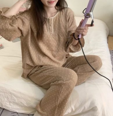 quần áo ngủ nữ cotton